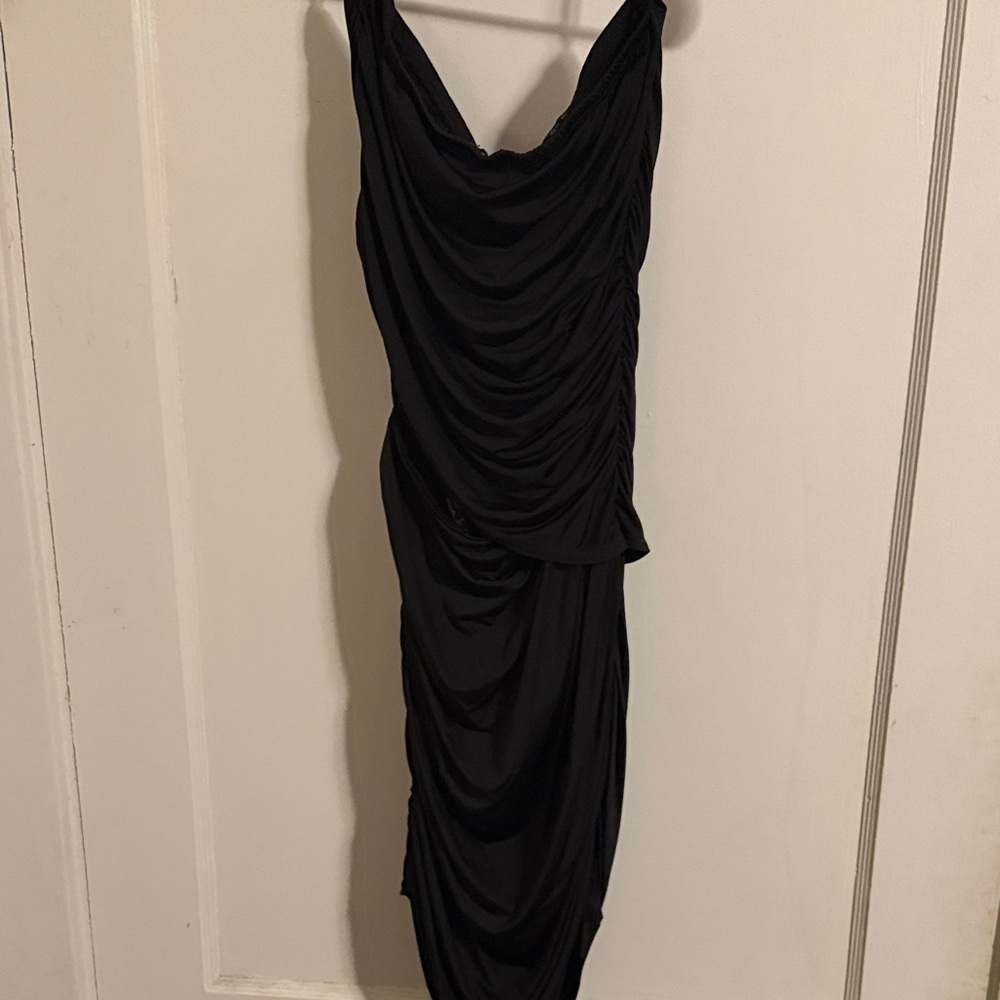Body Central Elegant Black Strapless Dress - Picture 5 of 6